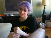 정자를 먹고 싶어하는 아가씨