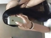 욕실에서 섹스하는 중국 커플