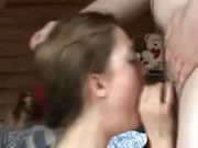 낯선 남자와 딥쓰롯하는 라틴 소녀