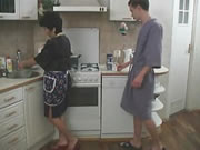 샤워 후 성숙한 섹스