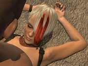 3D Babe Has Her 가슴 And Pussy Fucked Outdoors