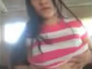 카메라 앞에서 자위하는 말레이시아 소녀