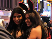 할로윈 라틴 스트리트 가죽 소녀